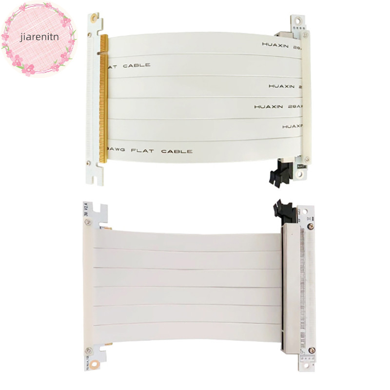 Jiarenitn PCIE 4.0 X16 Riser Cáp nối dài GPU hai mặt linh hoạt tốc độ ...