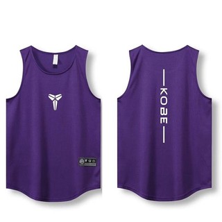 Sports Vest Men's Quick-Drying Jersey Kobe Printed Basketball Vest Men's Summer Loose Fitness Waistcoat Training Wear IUNz JCnd