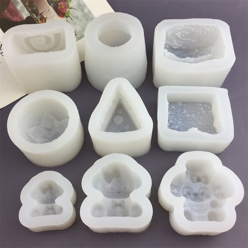 Maltese Hấp Bánh Mì Nướng Mô Hình Khuôn Silicon Bóp Đồ Chơi Mochi Toydiy Chocolate Mousse Bánh Dụng Cụ Nướng Bánh Hương Liệu Thạch Cao Khuôn
