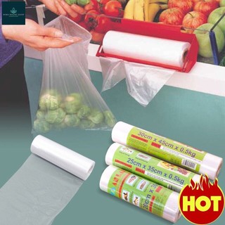 'Túi Bóng Sinh Học An Toàn Cho Thực Phẩm - Giữ Tủ Lạnh Gọn Gàng, Nhiều Kích Cỡ'