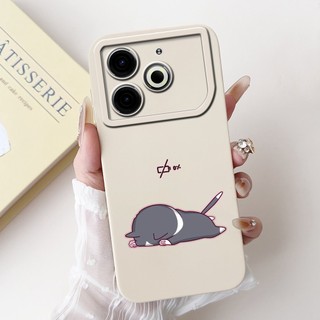 Tecno Pova 6 Neo 2024 Vỏ bảo vệ ống kính phong cách vui nhộn dễ thương Pova6 Neo Vỏ điện thoại Silicon mềm