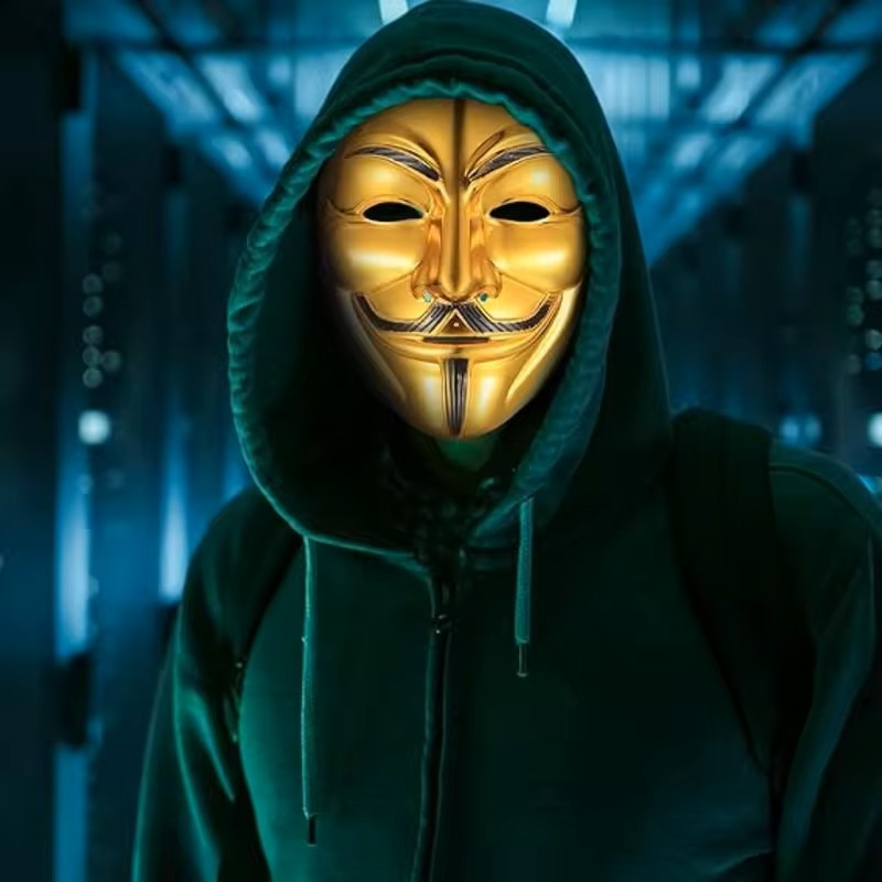 Phim Cosplay Vendetta Hacker Mask Người Vô danh Fawkes Halloween Quà tặng Giáng sinh Phim chủ đề Mặt nạ