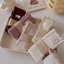 Tất Ruffle 1 Cặp, Tất Dệt Kim Màu Trơn Phong Cách Nhật Bản JK, Tất Cotton Giữa Ống Bé Gái