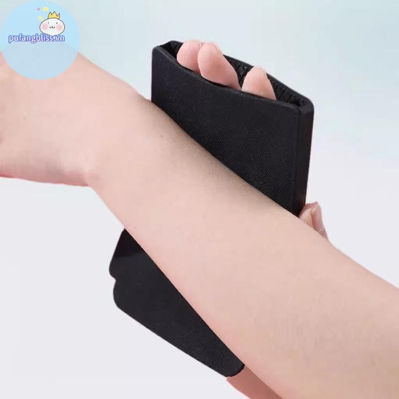 Pufangbliss 1 Máy Chà Tắm Toàn Thân Tắm Tẩy Tế Bào Chết Tẩy Da Chết Miếng Lót Cao Su Đen Bàn Chải Massage Da Găng Tay Chà Tắm VN