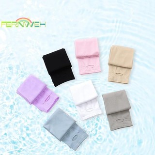 [Fernweh] 1 Cặp Vỏ bọc cánh tay chống nắng bằng lụa băng Unisex El Cover Đi xe đạp ngoài trời Chạy câu cá Lái xe Tay áo chống tia cực tím mát mẻ [MỚI]
