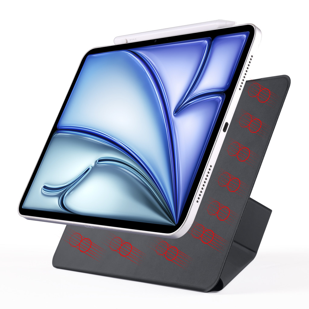 Vỏ Folio Có Thể Gập Lại Cho IPad Air4 Air5 Air6 Air 11 13 M2 10.9 "Pro11 Pro12,9 2018 2020 2021 2022 A16 Pro M4 11 13 2024 Vỏ Da Siêu Mỏng