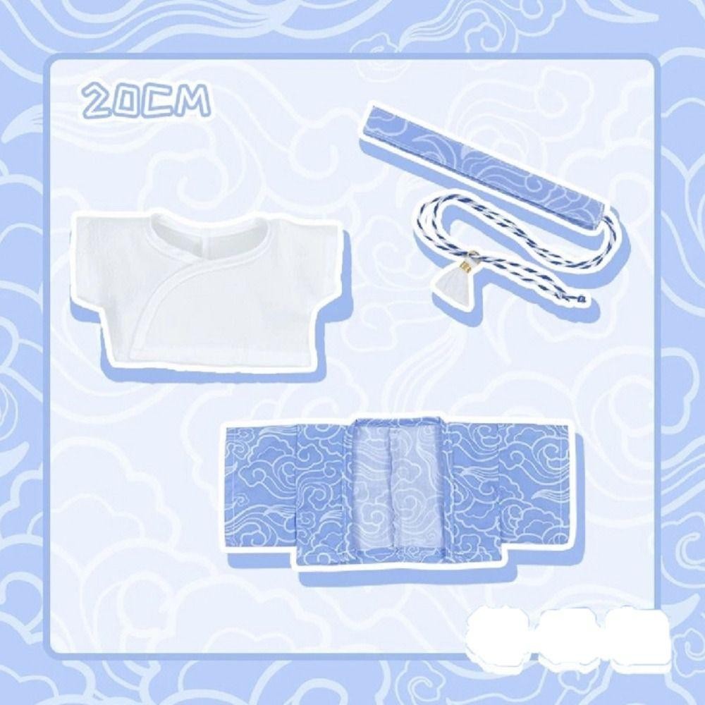 Serein 3 cái / bộ Quần áo búp bê 20CM, Kimono Nhật Bản đáng yêu Kawaii, Quà tặng sinh nhật cho trẻ em Thời trang chất lượng cao Phụ kiện trang phục mát mẻ