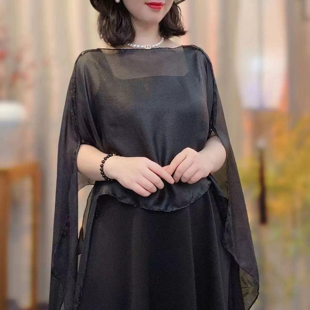Khăn choàng và áo voan dạ hội nữ Minimaly màu trơn