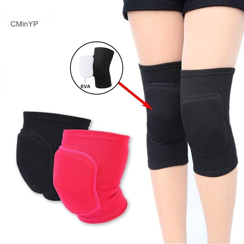 Cminyp Thể Thao Nén Miếng Lót Đầu Gối Đàn Hồi Bảo Vệ Đầu Gối Dày Bọt Biển Nẹp Đầu Gối Hỗ Trợ Nhảy Múa Tập Luyện Tập Yoga Glory