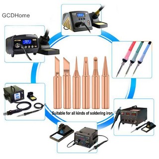 Gcdhome 5 / 6 Chiếc Đồng Nguyên Chất 900M-T Đầu Hàn Không Chì Đầu Hàn Đầu Hàn Nóng