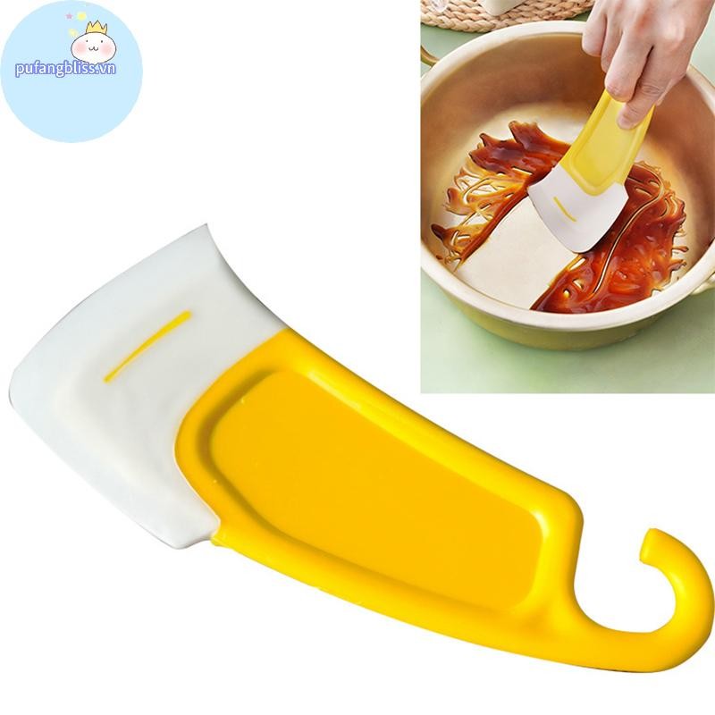 Pufangbliss 1 / 3 Cái Thìa Làm Sạch Silicon Rửa Nhà Bếp Cạp Bánh Nướng Bánh Cạp Tiện Ích Bánh Ngọt Chảo Bẩn Nồi Món Ăn Dụng Cụ Vệ Sinh VN