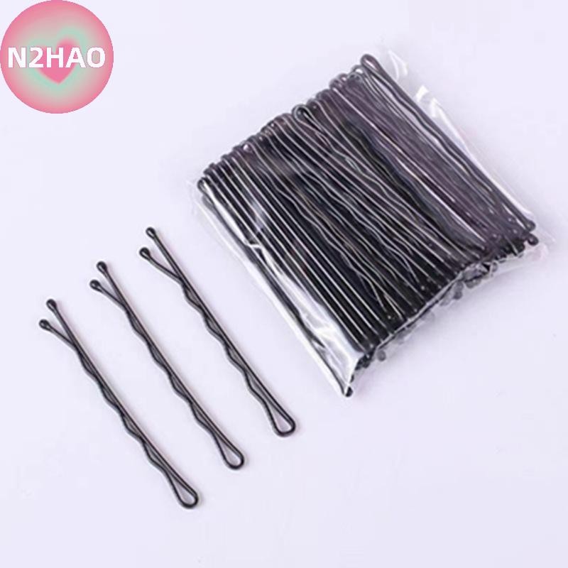 N2hao 50 Chiếc 5cm Kẹp Tóc Nữ Kẹp Tóc Xoăn Sóng Cầm Kiểu Tóc Kẹp Tóc Nữ Bobby Chân Tạo Kiểu Phụ Kiện Tóc n