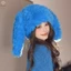 Mũ len hoạt hình dễ thương Mũ sang trọng mềm mại và ấm áp Mũ giả nữ Thích hợp để mặc hàng ngày và sử dụng dự tiệc mới