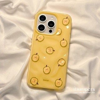 ibumpers Ốp Điện Thoại iPhone Thiên Thạch Họa Tiết Trái Cây Dễ Thương Hàn Quốc 11 12 13 14 15 16 Pro Max Ốp Lưng Màu Kẹo Silicon Mềm Chống Sốc