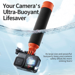 Dành cho DJI Pocket3 / Action 5 Pro Float Stick Tay cầm nổi Insta360 Ace Pro 2 / GoPro Tay cầm chống chìm Phụ kiện máy ảnh thể thao