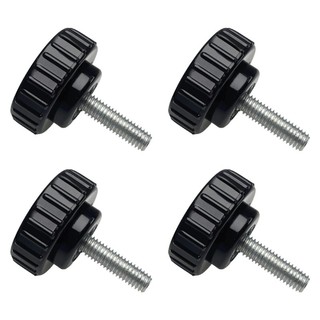 HL 4 Cái Nhựa 6mm Ngón Tay Cái Vít Núm Đầu Tròn Tay Cầm Vít Tay Có Tay Cầm