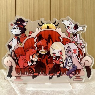 Lucifer Morningstar Vox Đứng Anime Móc Khóa Alastor Nam Móc Chìa Khóa Cho Nữ Thời Trang Hình Acrylic Móc Khóa Mặt Dây Chuyền Quà Tặng