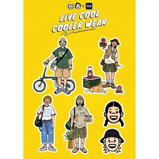 [ QUÀ TẶNG KHÔNG BÁN] Set Sticker độc quyền HLA X ZOLA màu sắc, cá tính, năng động