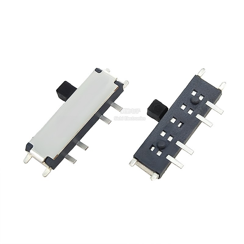Chuyển Đổi Công Tắc MSK13C01 / MSK12C03 Miếng Dán Ngang 8 Chân 3 Bánh Trượt Mini Side Chuyển Đổi Micro Switch