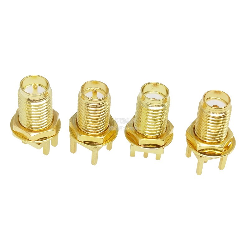 SMA-KE Mở Rộng 11MM Chủ Đề Tích Cực Chân Lập Dị 1.6 RF Ghế Bên Ngoài Vít Lỗ Bên Trong Pin Bên Trong Đầu Nối Đồng Trục