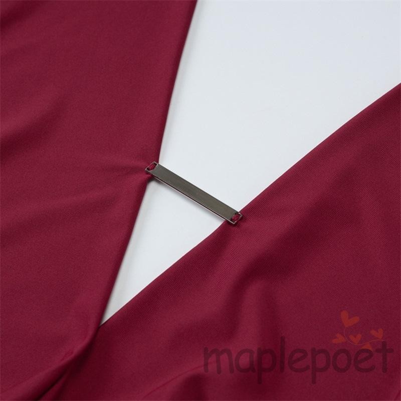 MAPLEPOET - Áo Tank Tops Nữ Trước Rách Hở Lưng, Slim Fit, Phù Hợp Mùa Hè