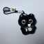Móc khóa búp bê sang trọng GILL Black Cat, Túi đeo vai máy ảnh Mặt dây chuyền túi búp bê, Khăn quàng cổ dễ thương Vòng chìa khóa xe Quà tặng