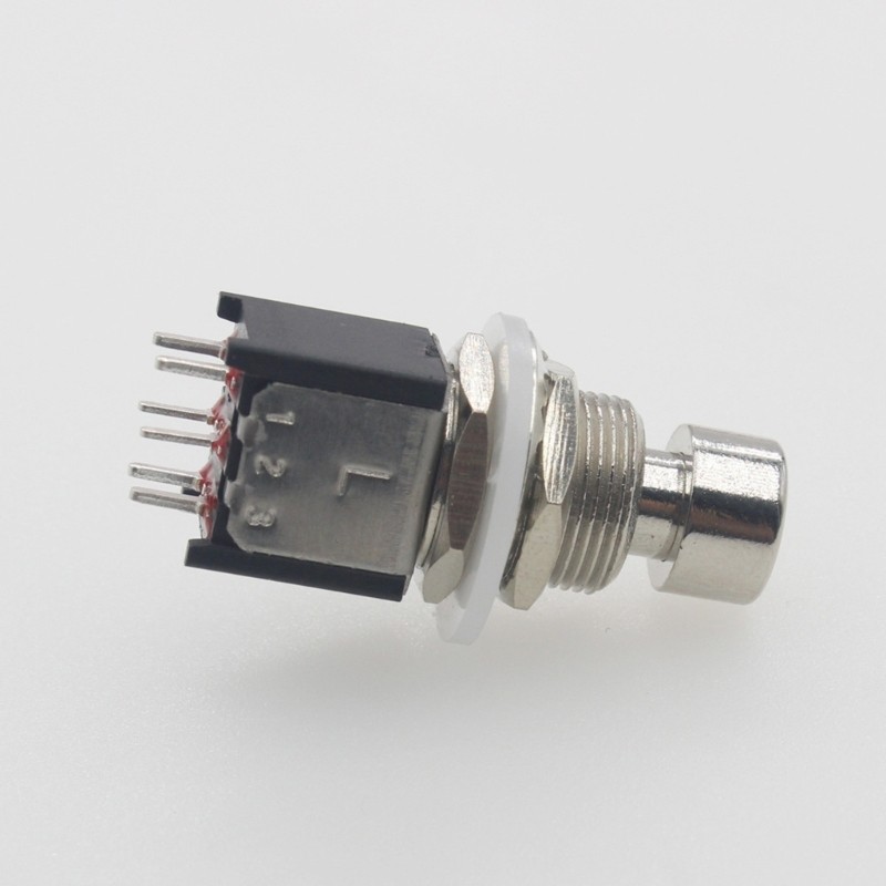 HL DPDT Chốt Stomps Bàn Đạp Chân Công Tắc Thay Thế 6 Pin Tạm Thời Stomps Bàn Đạp Chân Công Tắc Nút Dừng Khẩn Cấp