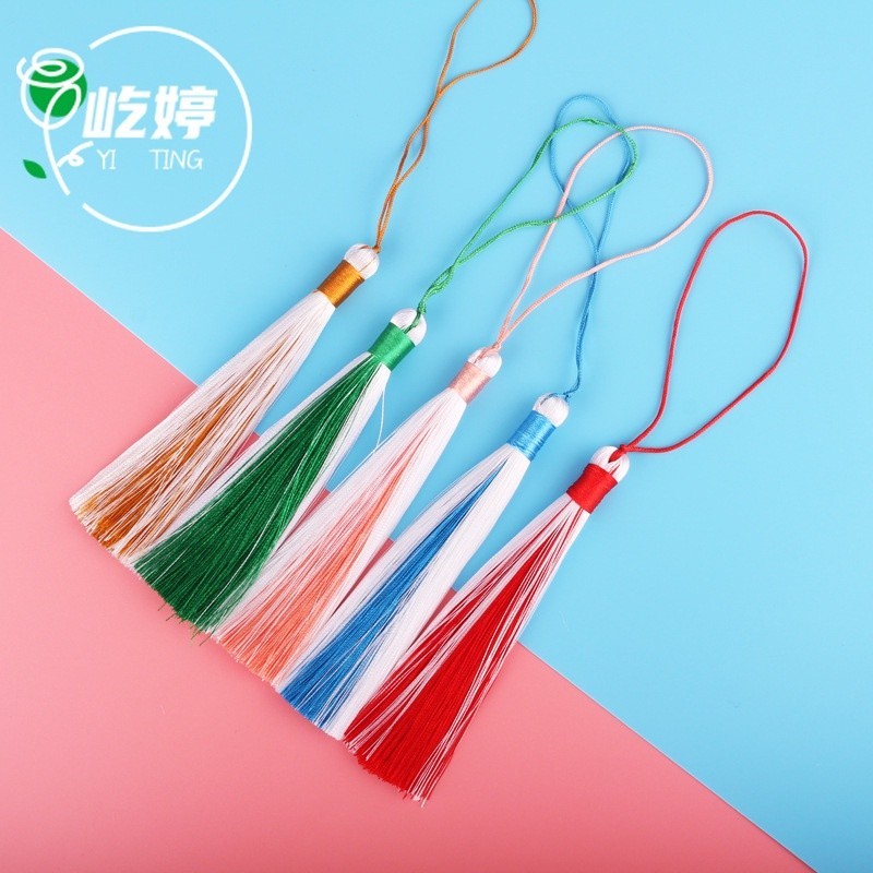 (5 cái)Tua rua cổ trang Phối màu 12cm, nguyên liệu làm trang sức cổ trang, Nguyên liệu DIY,Phụ kiện cưới Khánh Huyền