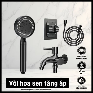 Vòi Sen Tăng áp bộ 3 trong 1,Vòi Hoa Sen Tăng áp Siêu Mạnh