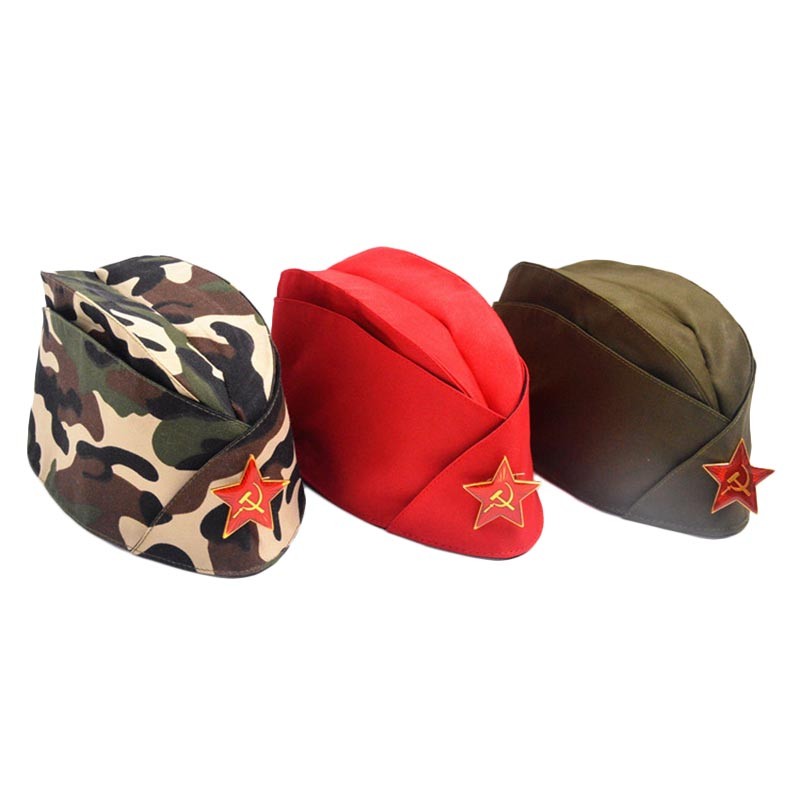 Mũ Tricorn Xanh Camo Phong Cách Quân Đội Nga, Huy Hiệu Thủy Thủ Cho Biểu Diễn Sân Khâu