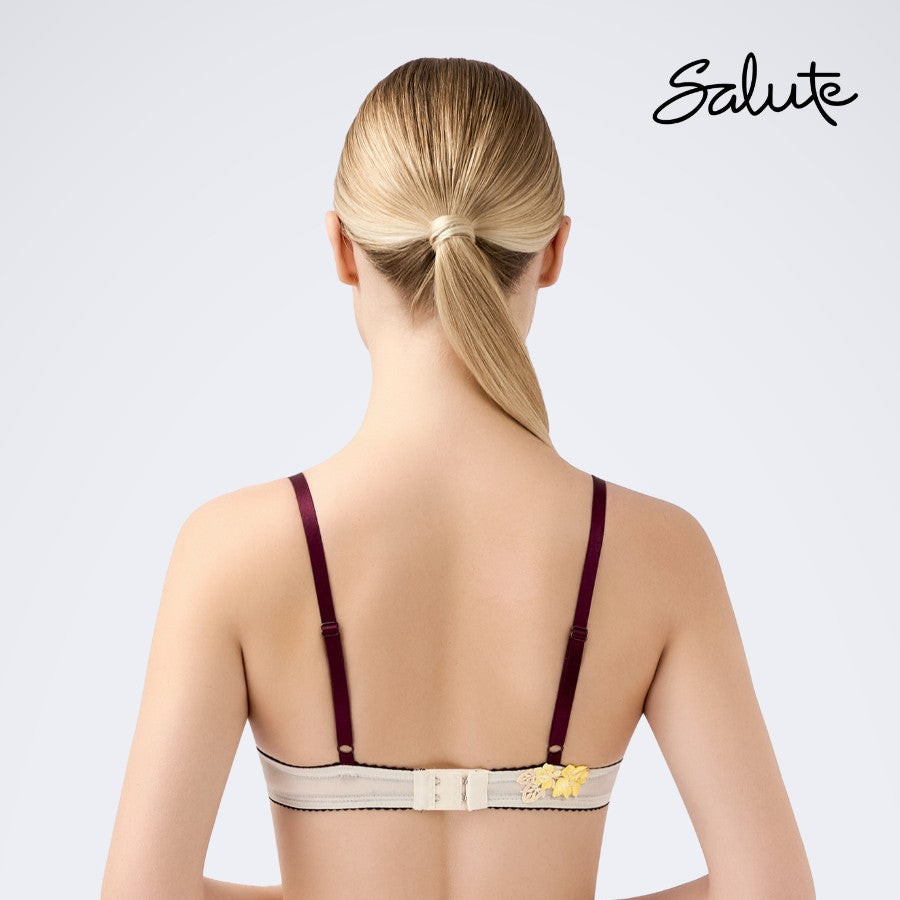 Áo lót Wacoal Salute IBTJ430 có gọng, nâng nhiều ren thêu cao cấp - BTJ430