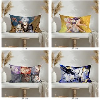 "Honkai: Star Rail" Vỏ gối hình chữ nhật bằng polyester in một mặt Phainon, vỏ đệm ô tô, trang trí ghế sofa gia đình (không lõi)