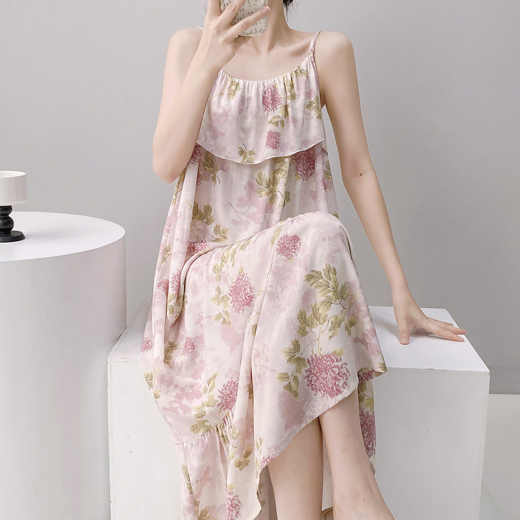 Bộ Đồ Ngủ Cotton Lụa Phong Cách Cao Cấp, Chống Va Đập, Thích Hợp Mùa Hè