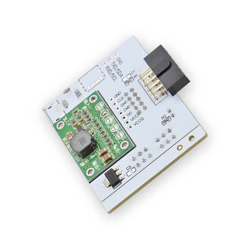 RT809H Bộ Chuyển Đổi Trắng EMMC ISP Board Cho Kẹp Kiểm Tra Viết Nhanh Tốc Độ Đọc Chip Máy Tính