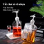 Bình đựng siro 1600ml bằng nhựa cao cấp, có vòi bơm định lượng 5ml/10ml, kèm cả vòi bơm, tiện lợi cho gia đình
