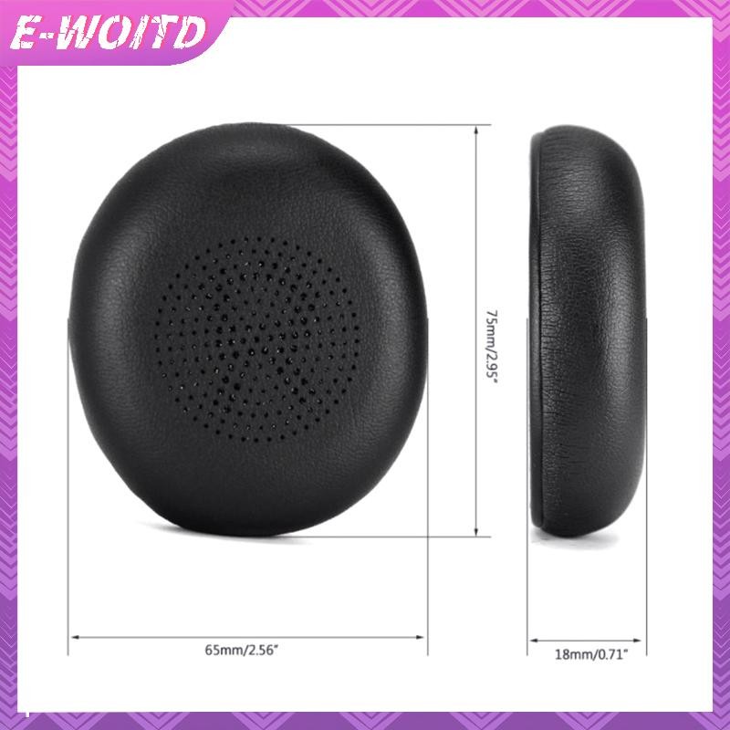 Miếng đệm tai bằng da cao cấp E-WOITD dành cho jabra ELITE 45H Evolve2 65 Miếng đệm tai nghe HNVN