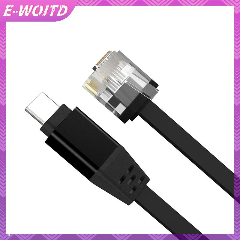 E-WOITD 1000m Type-C TO RJ45 Connecg Cáp Điện Thoại Có Dây Mạng Cho Laptop Máy Tính Bảng Cho Huawei HNVN