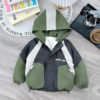 Áo khoác gió lót lông mẫu chữ MOVE cho bé trai và bé gái 10-45kg chất liệu ấm áp. Thiết kế phong cách năng động. D4