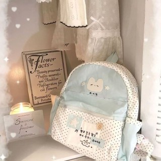 Ba lô chấm bi trắng đen Dung tích lớn