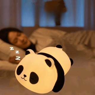 Đèn Gấu Trúc Mini Đèn LED Dự Tiệc Khách Quà Tặng Đám Cưới Quà Lưu Niệm Bàn Văn Phòng Phụ Kiện Phòng Ngủ Trang Trí Nhà Halloween Quà Tặng Giáng Sinh