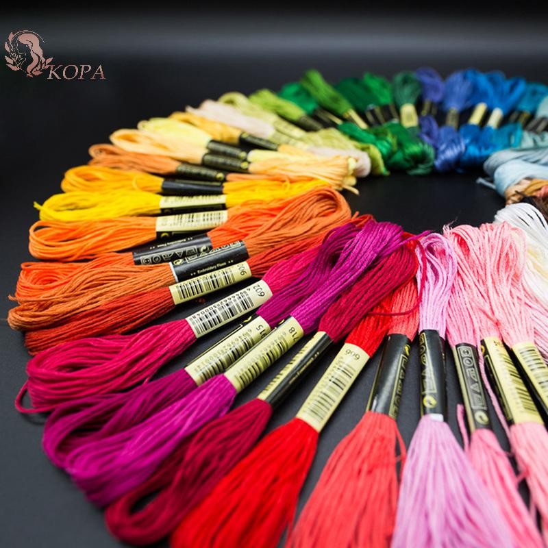 KOPA 24 / 100 / 50 Cross Cotton Thêu Chỉ Flos May Xiên Thủ Công VN