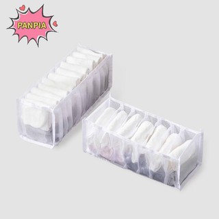 [PNPIA] 11 / 7 / 6 Thắt Lưng Đồ Lót Ngăn Kéo Phong Cách Hộp Bảo Quản Lưới Gia Đình Tất Hộp Sắp Xếp Tủ Quần Áo Ký Túc Xá Túi Bảo Quản VN