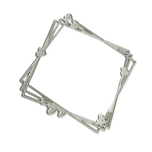 SA Khung Trái Tim Chết Cắt Kim Loại Chết Cho Thẻ Ảnh Sổ Lưu Niệm Trang Trí