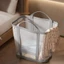 Giỏ đựng đồ giặt có thể gập lại MARGREDY, Giỏ đựng quần áo bẩn bằng lưới thoáng khí bằng Nylon, Hộp đựng đồ lặt vặt có thể treo được Dung tích lớn có tay cầm Giỏ đựng đồ Bộ sưu tập quần áo bẩn