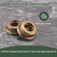 Lặn Nĩa Mang Đường Kính Trong 1 / 2 Inch 12.7X27X30mm Phụ Kiện Xe Lăn H009 / H005 Xe Lăn Bát Mang