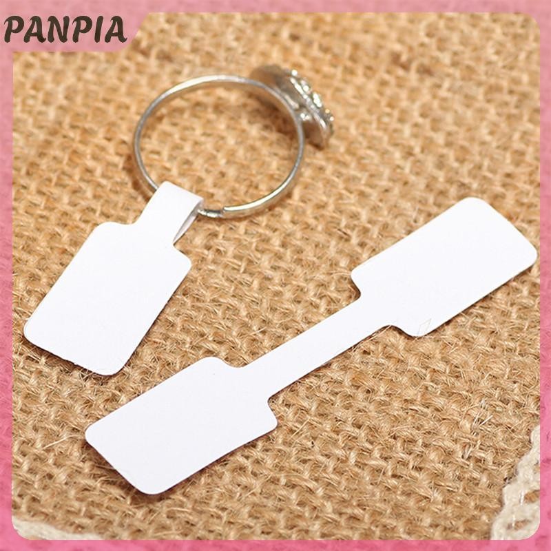 PANPIA-100 Cái / túi Trống Dính Miếng Dán Vòng Cổ Trang Sức Hiển Thị Giá Nhãn Thẻ