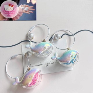 Ánh Trăng Dễ Thương Cá Voi Cá Heo Móc Khóa Động Vật Biển Búp Bê Móc Khóa Phụ Kiện Xe Hơi Dành Cho Nam Nữ Cặp Đôi Túi Trang Sức EN