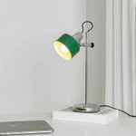 Đèn Bàn Kim Loại Thẩm Mỹ Bauhaus Có Thể Điều Chỉnh Chăm Sóc Mắt Đèn Bàn Học Tập Đèn Đầu Giường Giữa Thế Kỷ Vintage Đọc Sách Cho Học Tập, Văn Phòng, Phòng Ngủ — ảnh 2