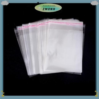 100 Cái / túi OPP Clear Seal Trang sức bằng nhựa tự dính Túi đóng gói tại nhà