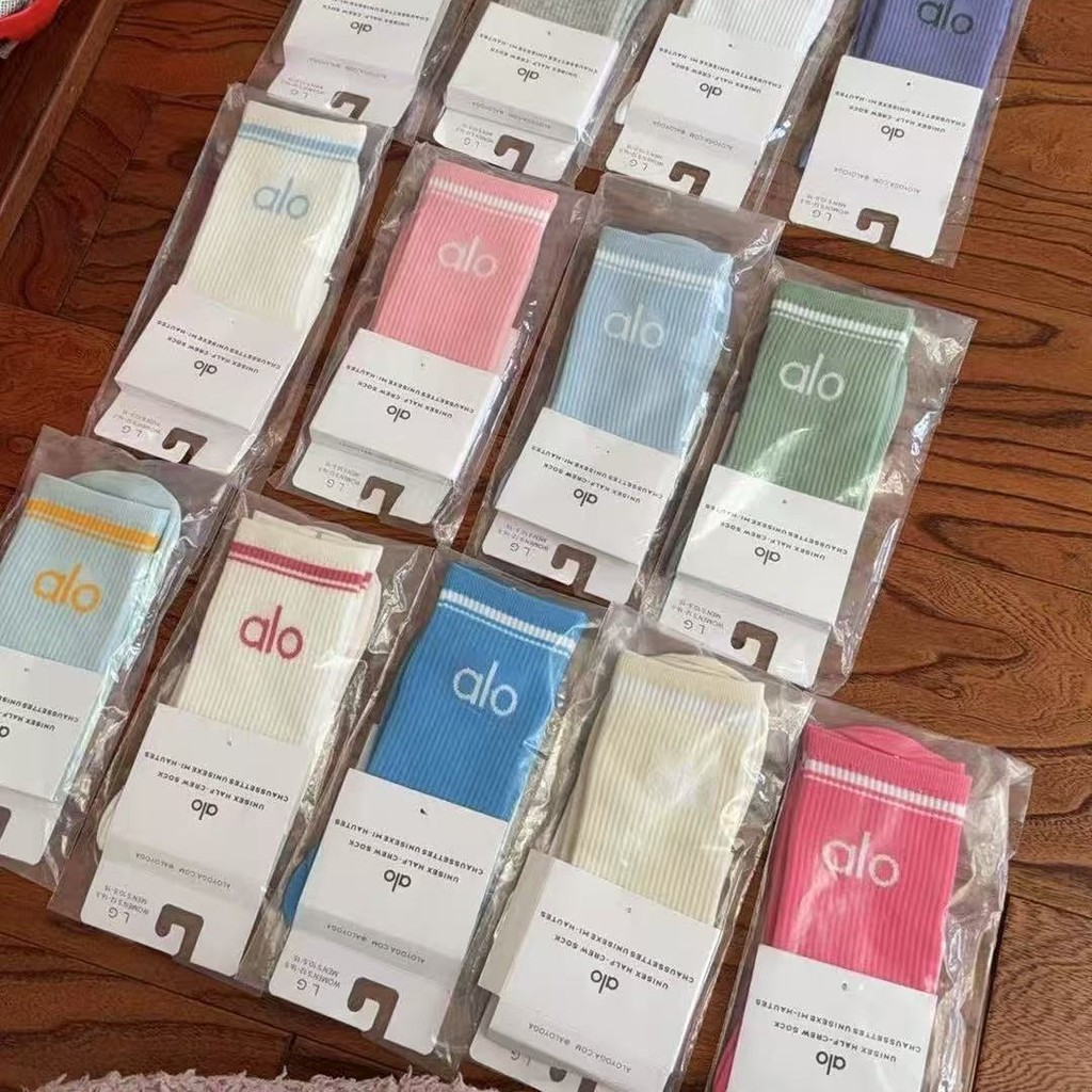 Tất Cotton Nguyên Chất Ống Dài cho Yoga và Thể Thao - Thoáng khí, Hút Mồ Hôi